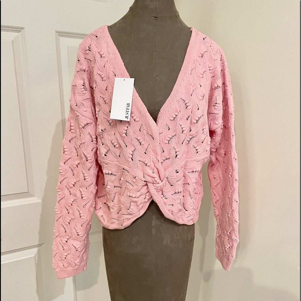 JUSTFAB Knit Cardigan top
